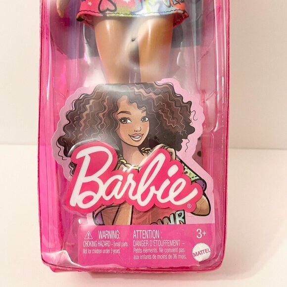 Barbie Fashionistas Doll 201 Graffiti Print Shirt Dress - Picture 4 of 13